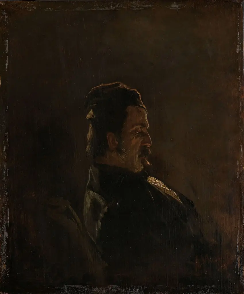Portrait of Pieter Frederik van Os, Painter, by Anton Mauve