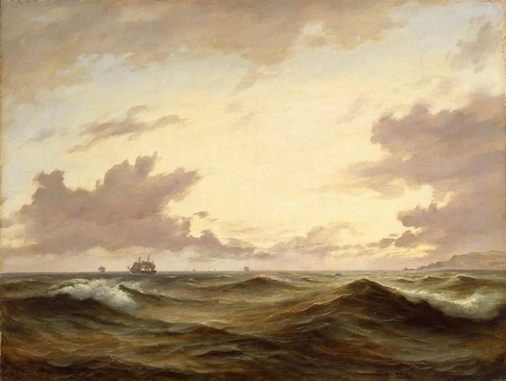 Seascape, by Anton Melbye