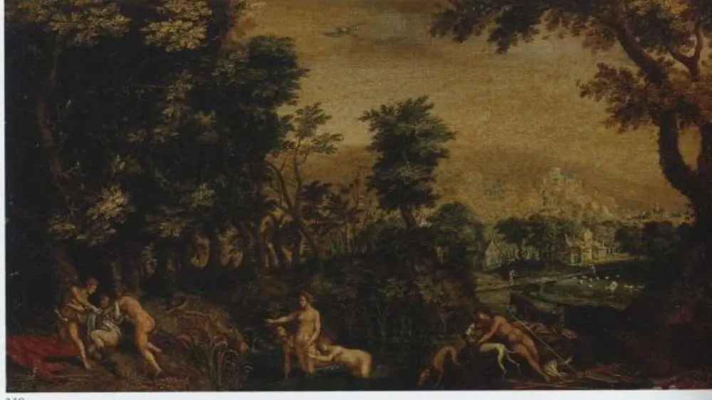 Landscape with Diana and Callisto, by Anton Mirou