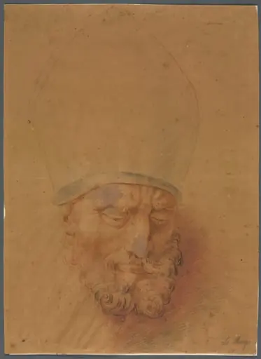 Head of a Bishop, by Anton Raphael Mengs