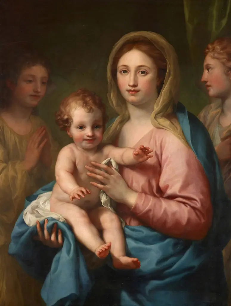 Madonna with Child and Two Angels, by Anton Raphael Mengs