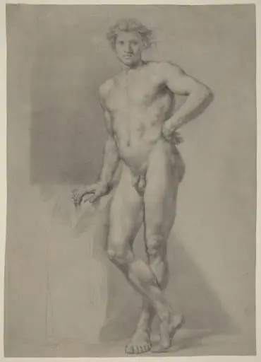 Male Nude Study, by Anton Raphael Mengs