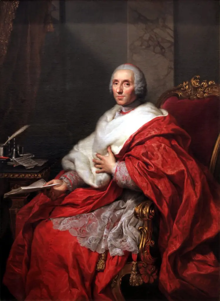 Portrait of cardinal Alberico Archinto (1698-1758), by Anton Raphael Mengs