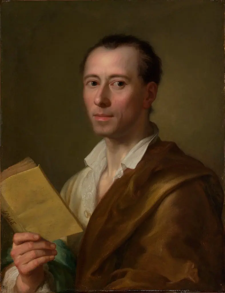 Portrait of Johann Joachim Winckelmann (1717–1768), by Anton Raphael Mengs