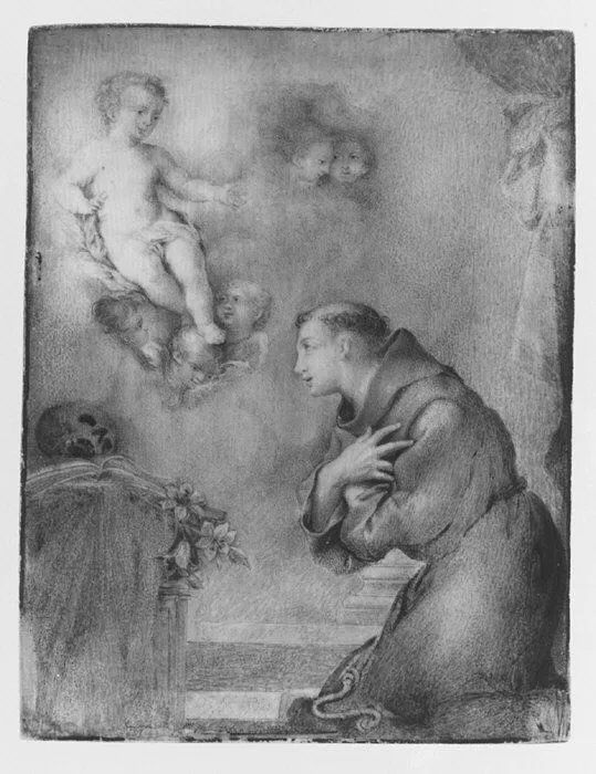 The Vision of Saint Anthony of Padua, by Anton Raphael Mengs, unspecified, 1763