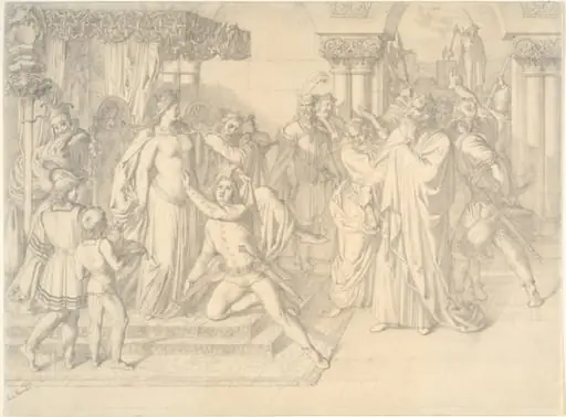 Singers' Contest on the Wartburg, by Anton Romako