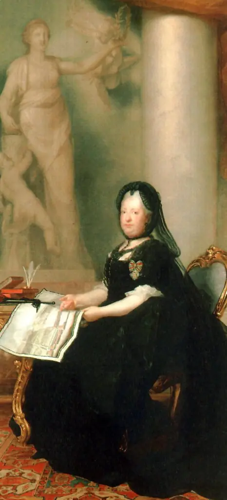 Portrait of Maria Theresa of Austria, by Anton von Maron