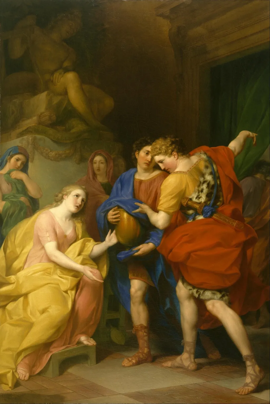 The Return of Orestes, by Anton von Maron, oil, 1794