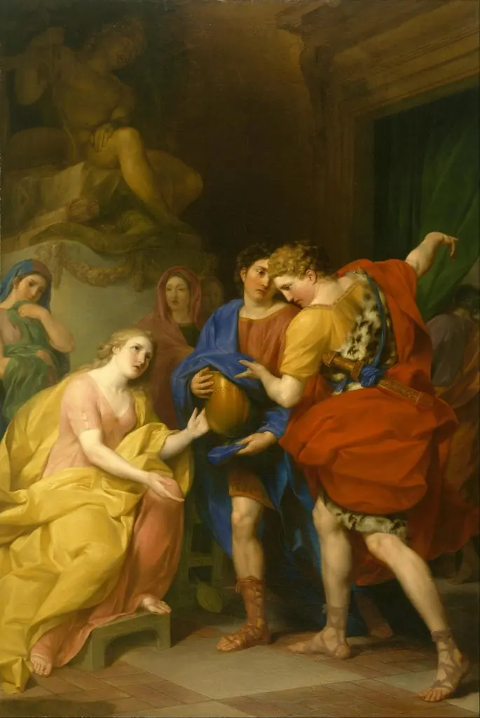 The Return of Orestes, by Anton von Maron