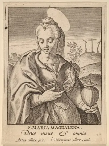 S. Maria Magdalena, by Anton Wierix