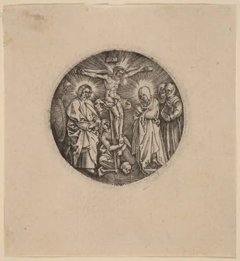 The Crucifixion called the Sword Pommel of Maxmilian, by Anton Wierix
