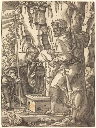 Saints Philip and Bartholomew by a Spring, by Anton Woensam