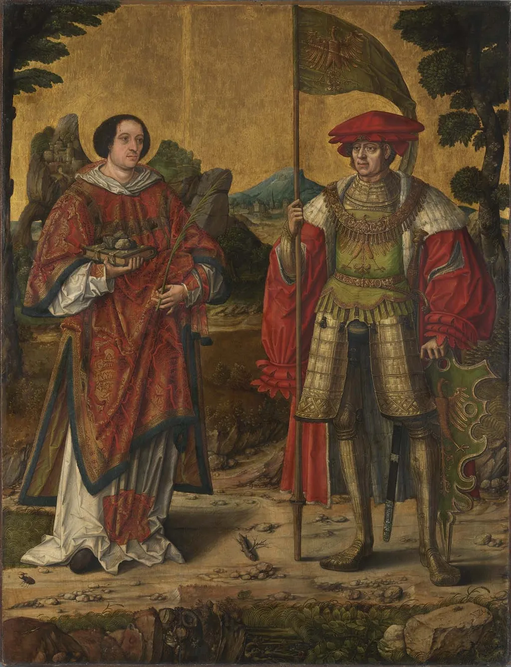 Saints Stephen and Maurice, by Anton Woensam, unspecified, 1520
