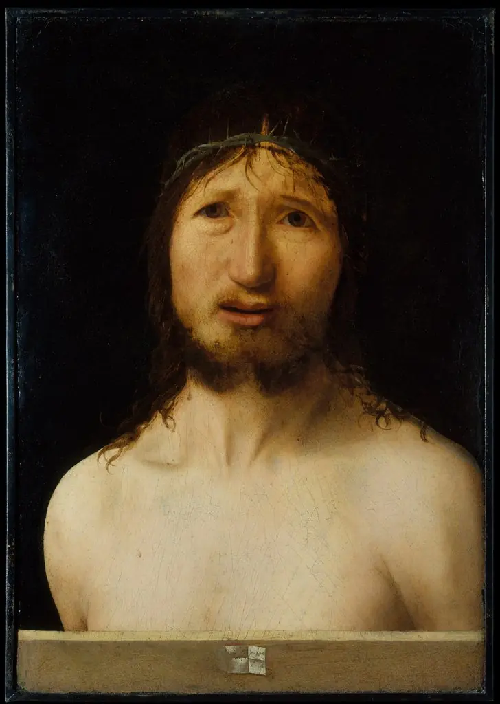 Christ Crowned with Thorns, by Antonello da Messina