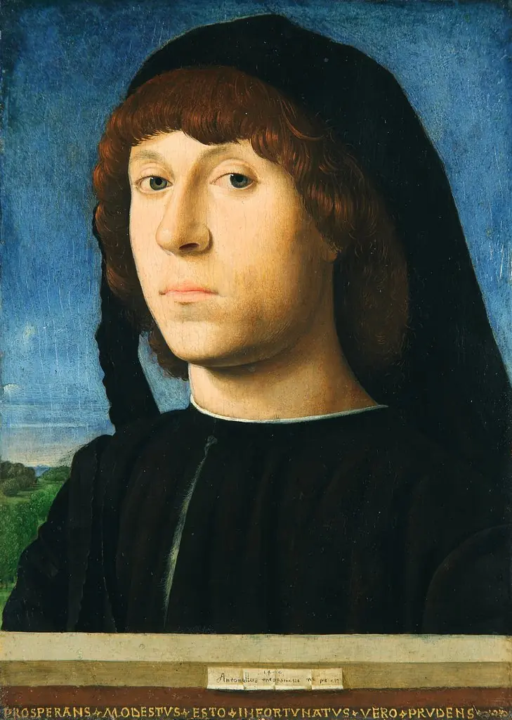 Portrait of a young Man, by Antonello da Messina