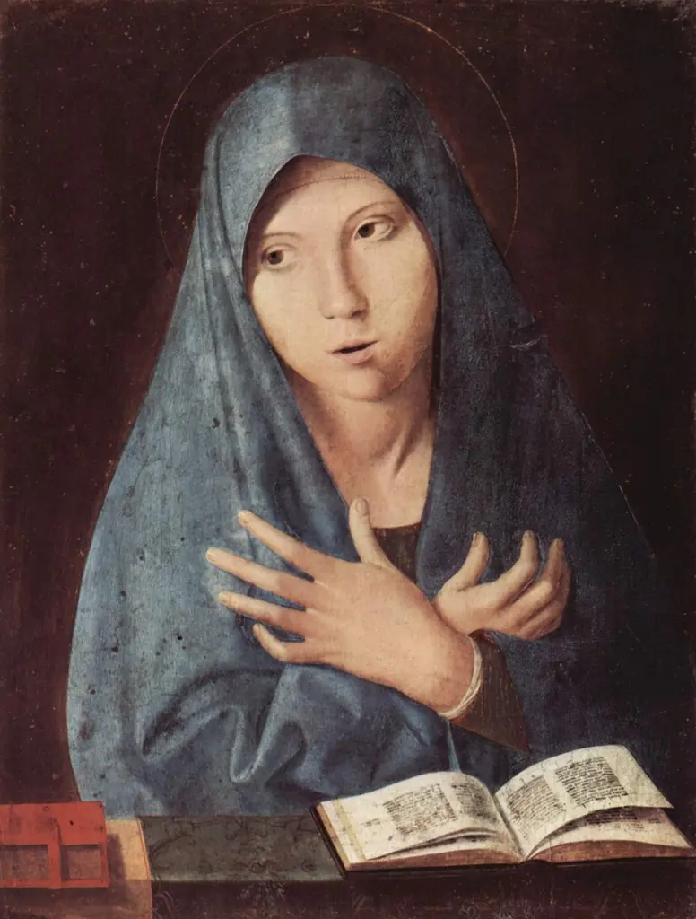 Virgin Annunciate, by Antonello da Messina