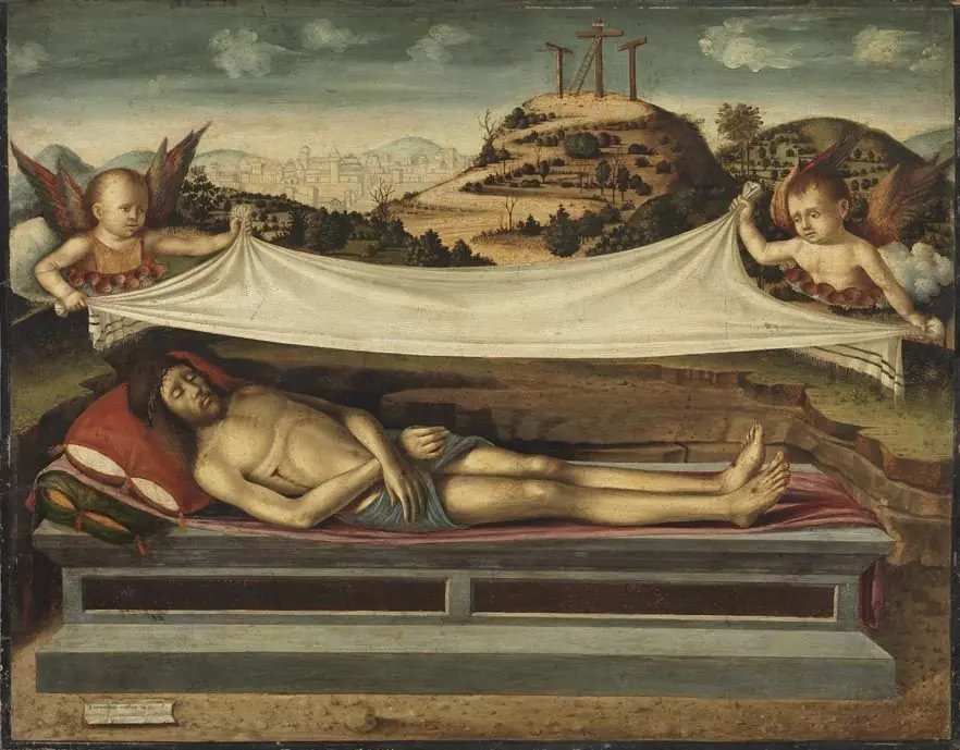 Lamentation of Christ, by Antonello de Saliba