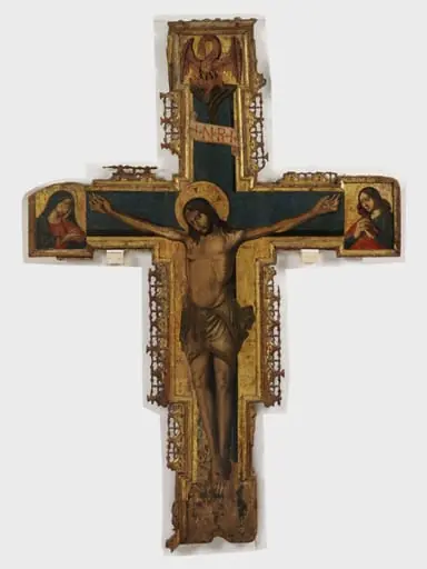 Painted Crucifix, by Antonello de Saliba