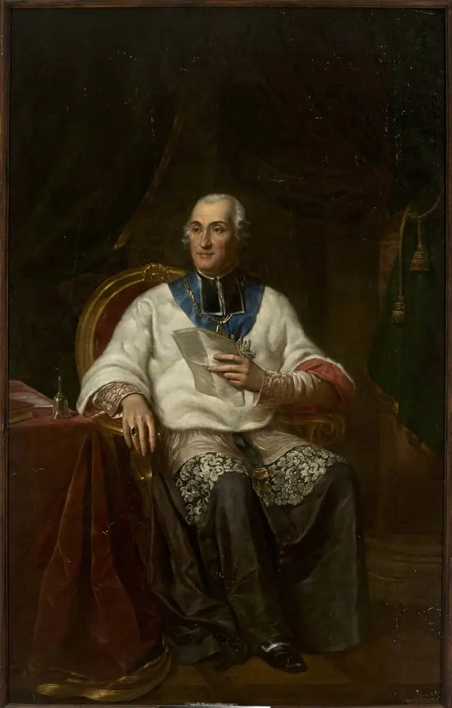 Portrait of Adam Krasiński (1714–1800), bishop of Kamieniec, by Antoni Brodowski