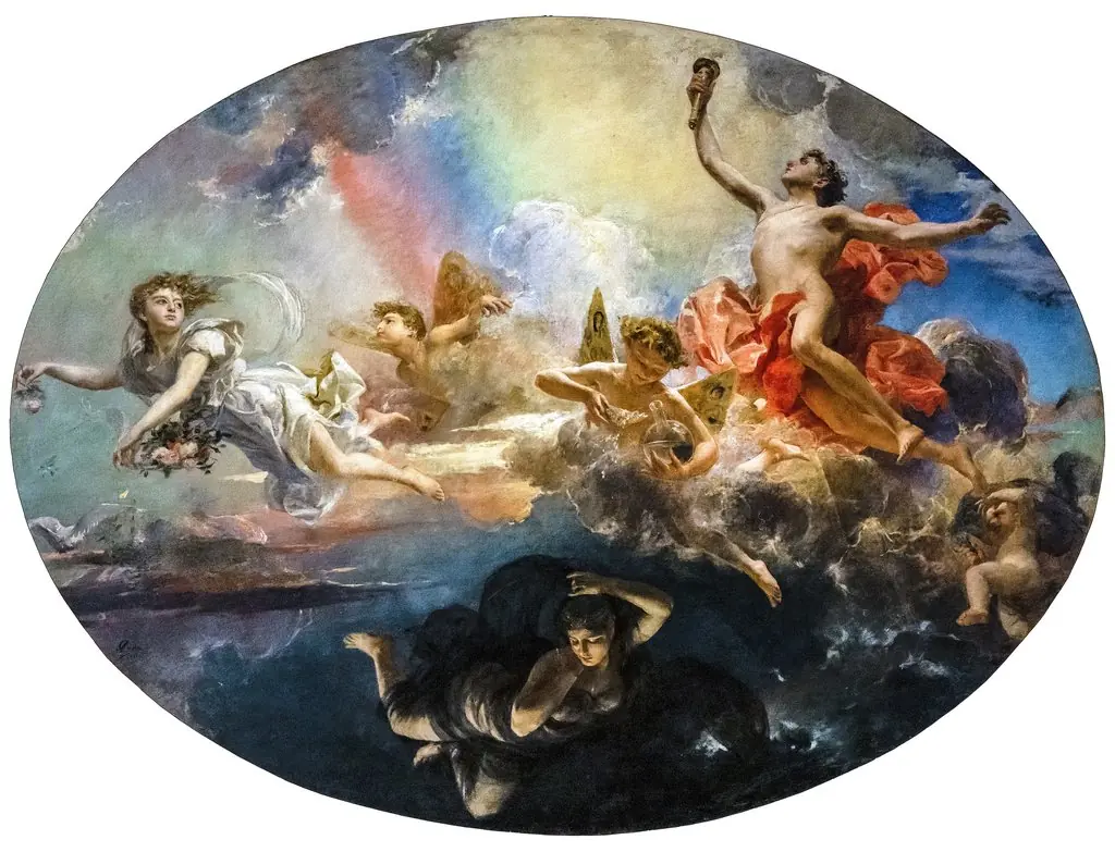The Triumph of Day over Night Preceded by Dawn, by Antoni Caba