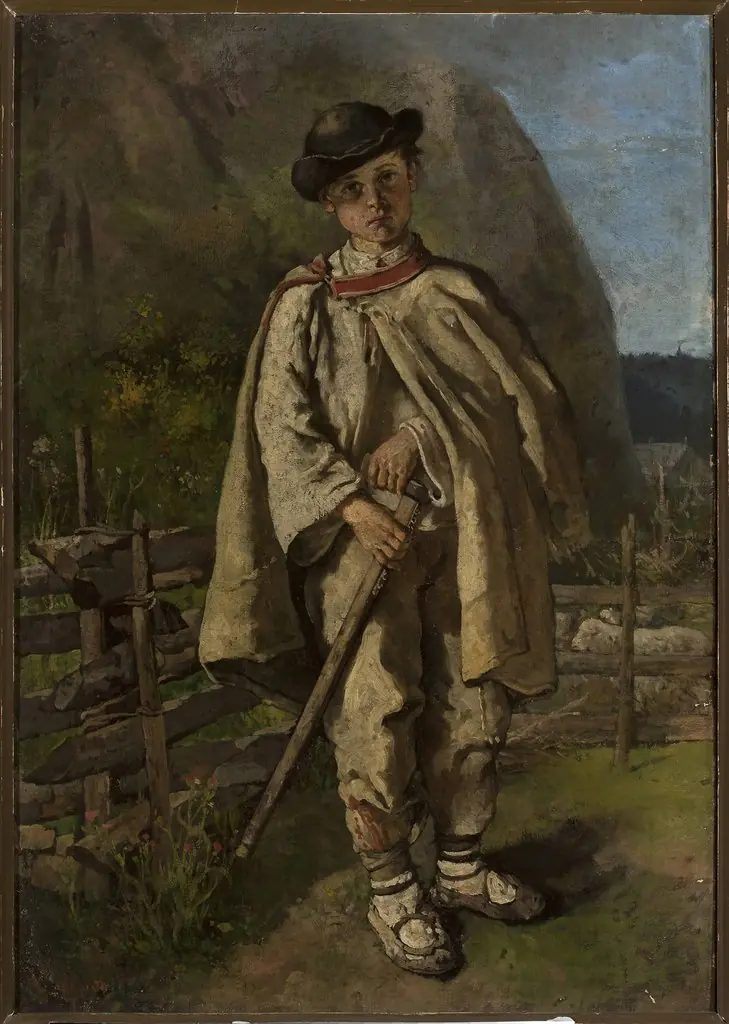 Portrait of a Highlander boy, by Antoni Gramatyka
