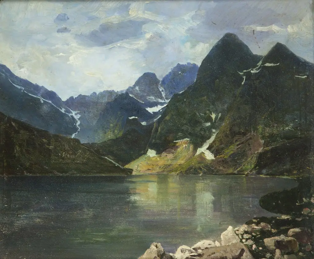 The Morskie Oko Lake, by Antoni Gramatyka