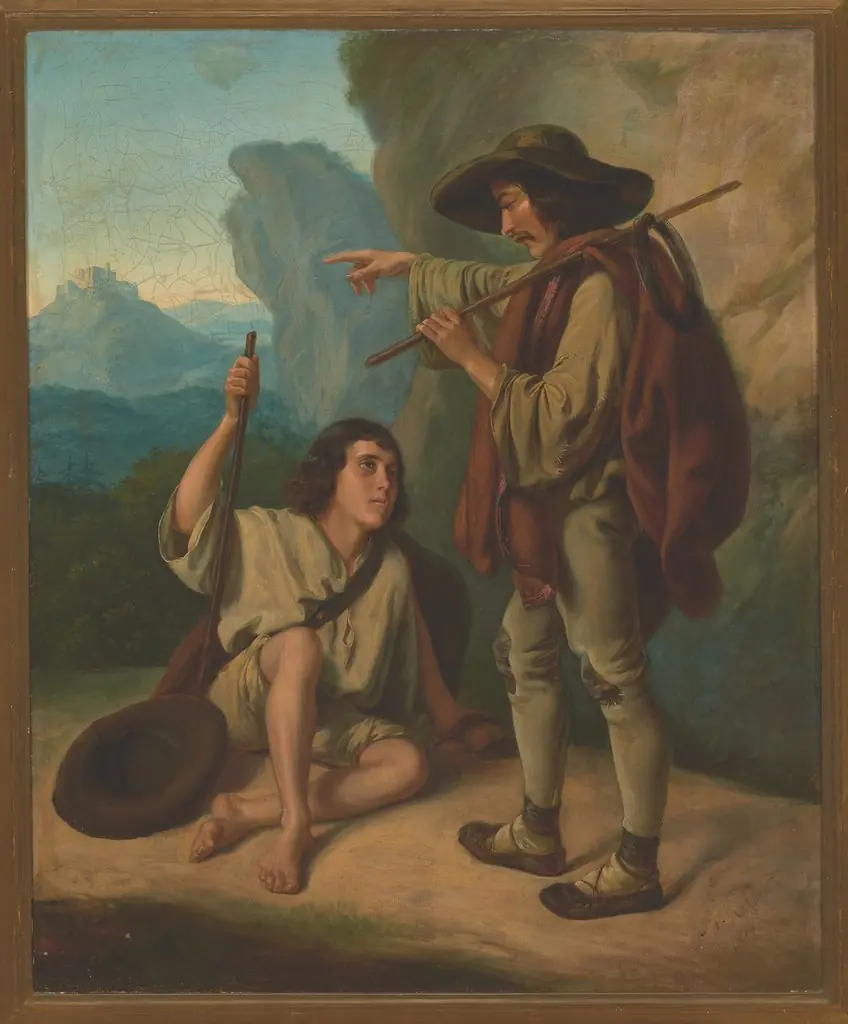 Two Highlanders, by Antoni Kolberg