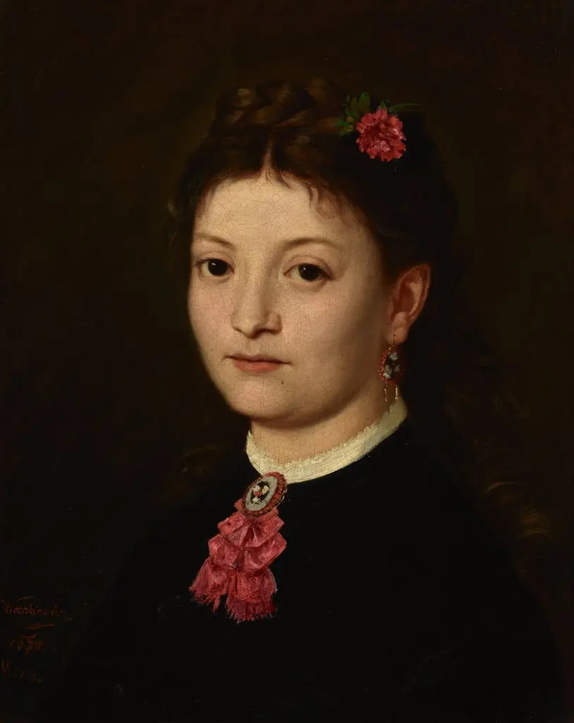 Portrait of a Young Woman, by Antoni Kozakiewicz