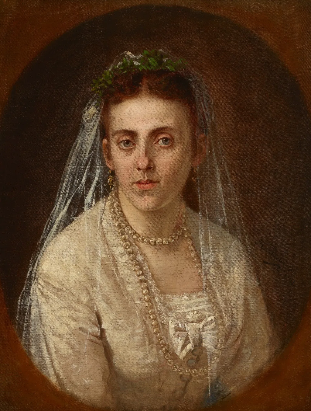 Portrait of Sydonia Wakulska, by Antoni Kozakiewicz, unspecified, 1870