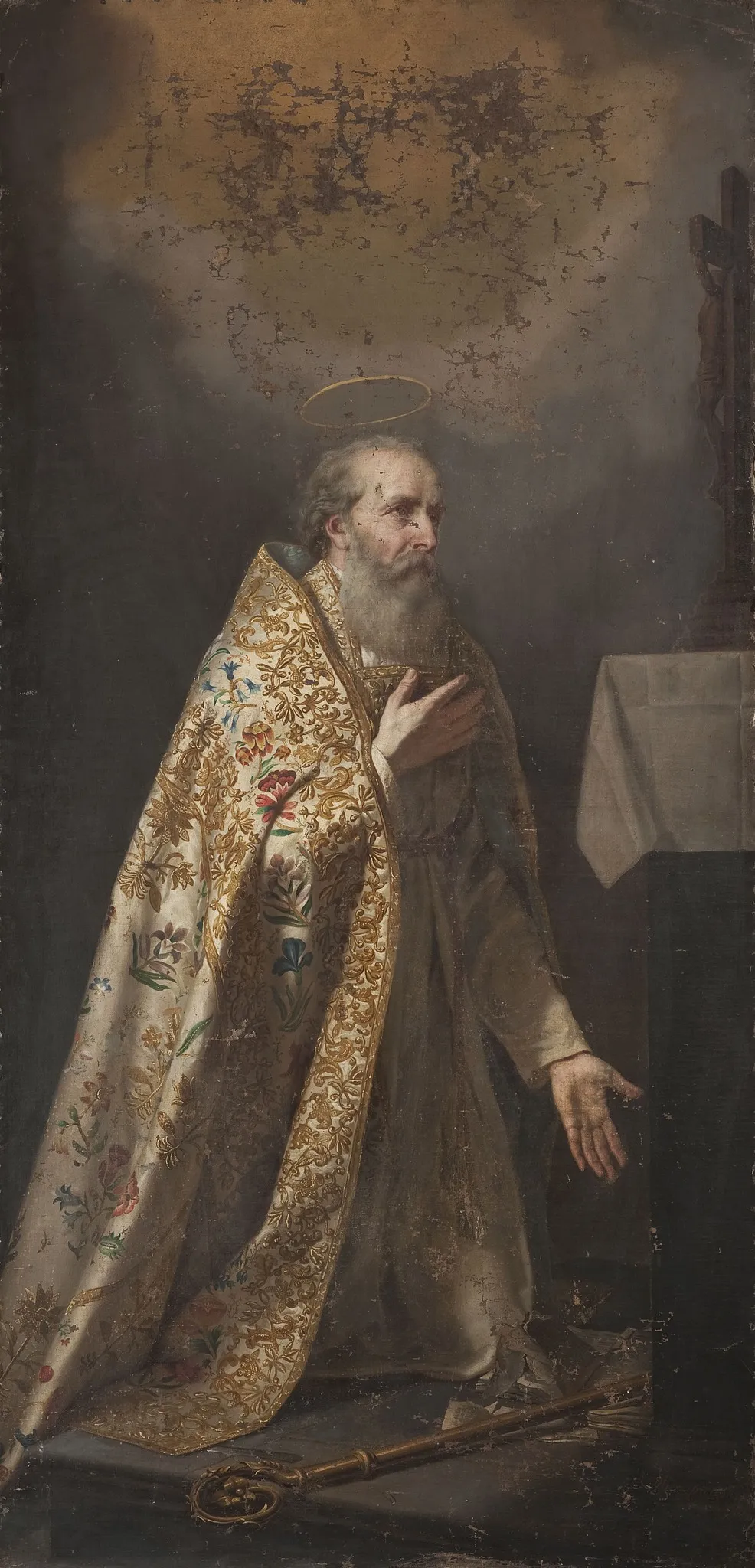 Bishop Wincenty Popiel (1825–1912), by Antoni Murzynowski, oil, 1870