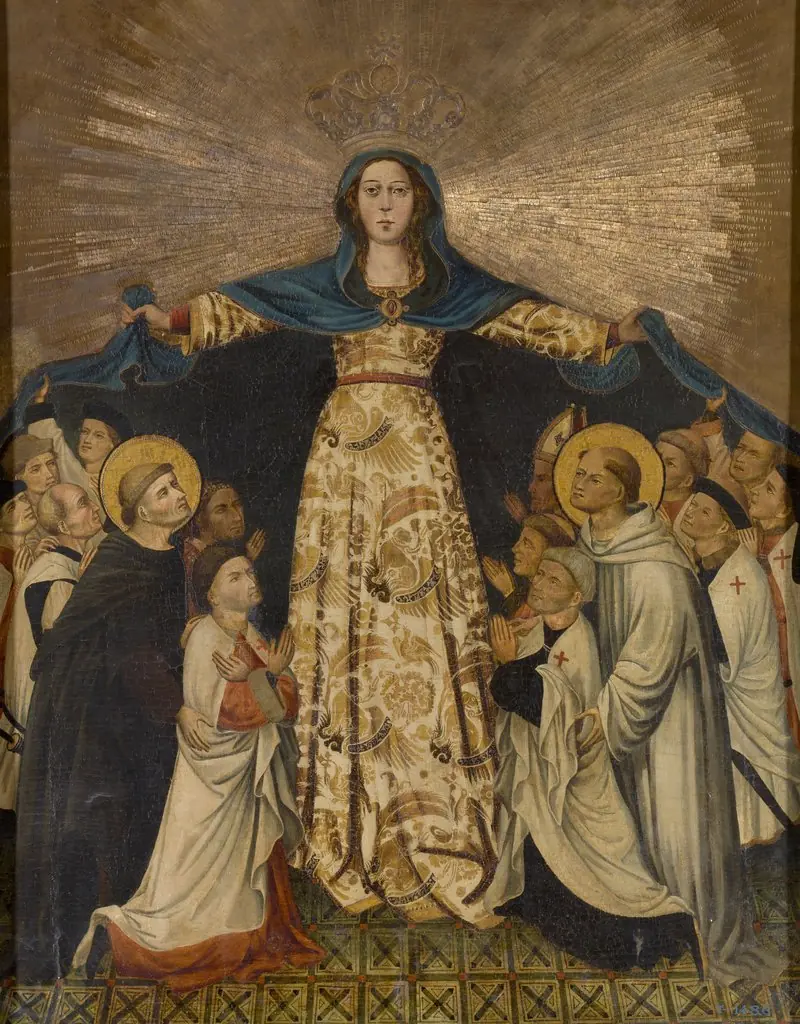 Nuestra Señora de Gracia y los grandes maestres de Montesa, by Antoni Peris