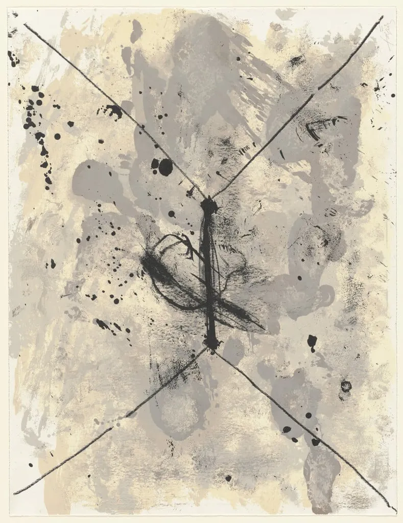 Untitled, by Antoni Tàpies, ink, 1967