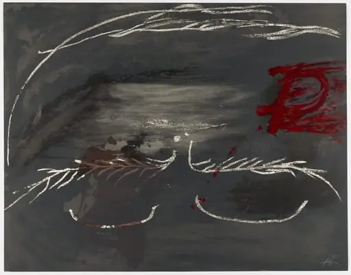 Untitled, by Antoni Tàpies