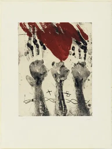 Untitled, by Antoni Tàpies