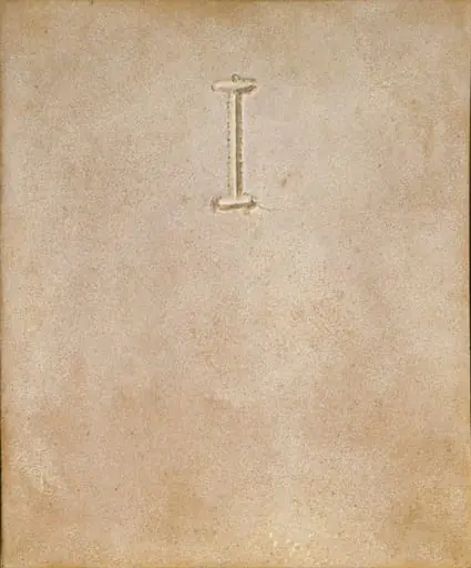 Untitled, by Antoni Tàpies