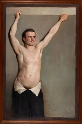 Male nude study, by Antoniadis K.