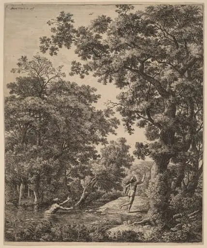 Landscape with Alpheus and Arethusa, by Antonie Waterloo