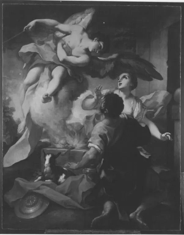 Ein Engel verheisst der Frau des Manoah einen Sohn, by Antonio Balestra