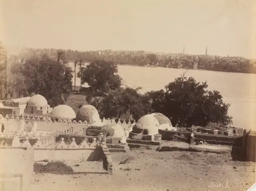 Asyut, View from the Mountain, by Antonio Beato