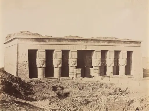 Temple of Dendera, by Antonio Beato