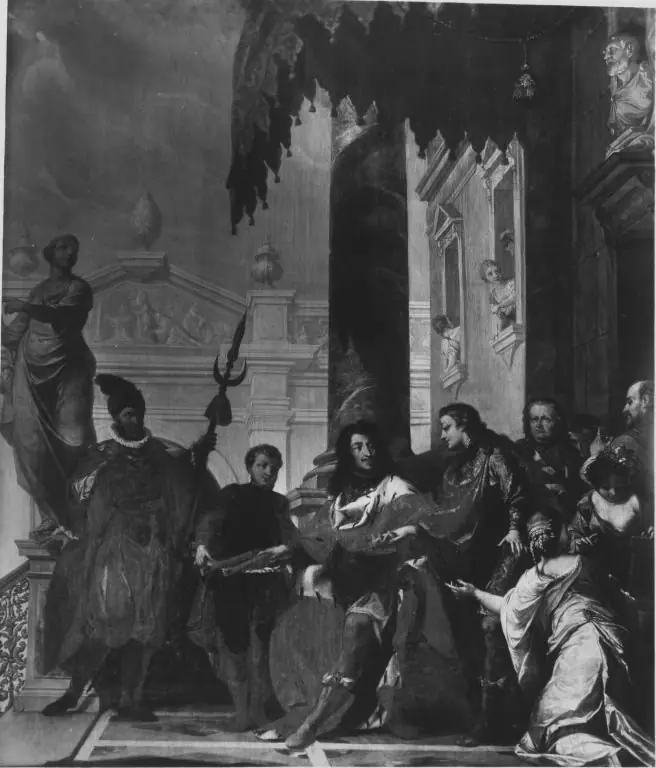 Kurfürst Johann Wilhelm übergibt den Kommandostab, by Antonio Bellucci