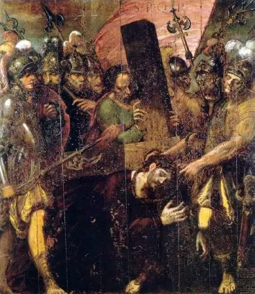 Cristo com Cruz às Costas, by António Campelo