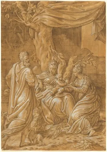 Virgin and Child with the Prophet Daniel and Mary Magdalene, by Antonio Campi
