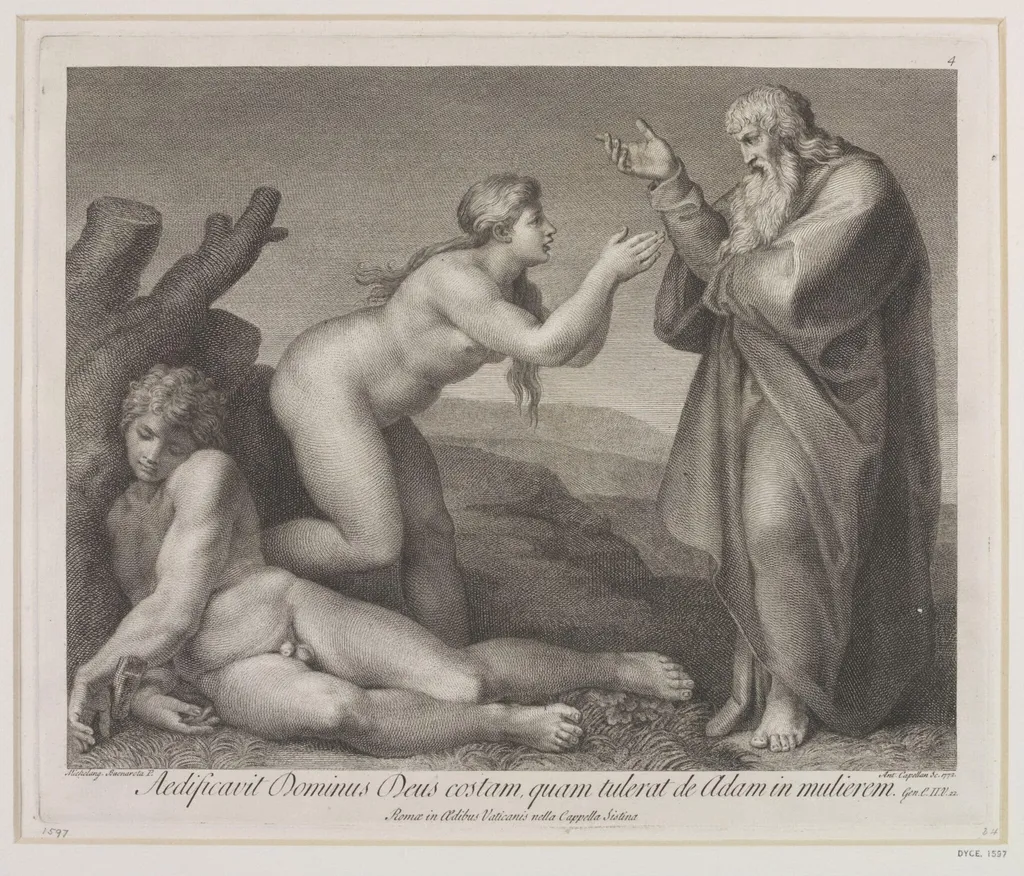 The Creation of Eve, by Antonio Capellan, 1750