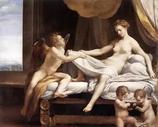 Danaë, by Antonio da Correggio, 1530