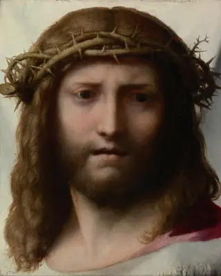 Head of Christ, by Antonio da Correggio
