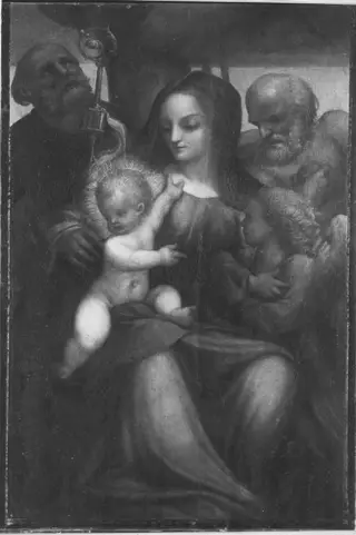 Maria mit Kind und Heiligen (Schule), by Antonio da Correggio