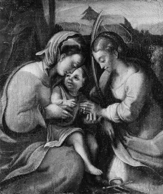 The Mystic Marriage of Saint Catherine, by Antonio da Correggio