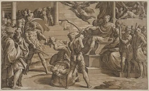 The Martyrdom of Saints Peter and Paul, by Antonio da Trento
