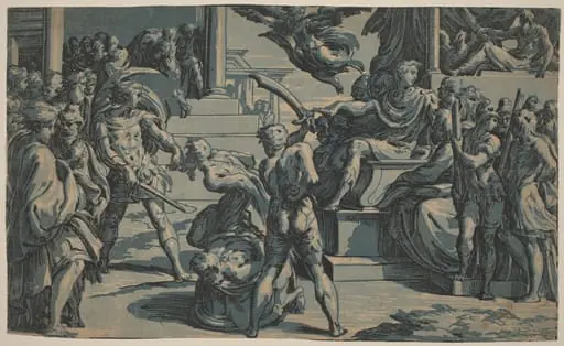 The Martyrdom of Saints Peter and Paul, by Antonio da Trento